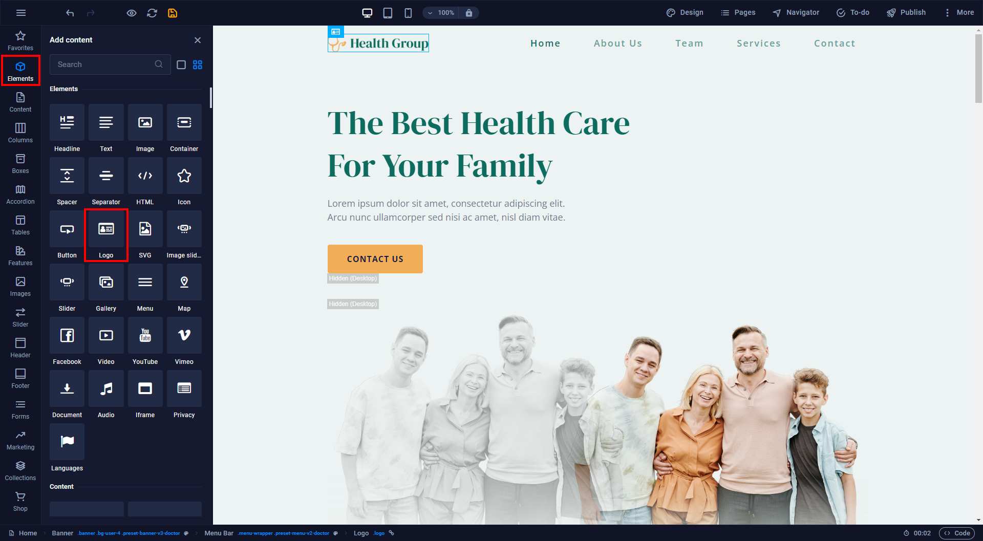how to add logo in website title